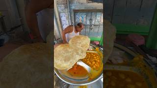 tasty छोले भटूरे 30₹ में 😋❤️  hardworking uncle selling breakfast shorts trending viral [upl. by Nylrak9]