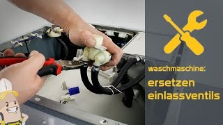 Ersetzen des Einlassventils Ihrer Waschmaschine  Das Ersatzteilecenterde Verfahren [upl. by Haletky]