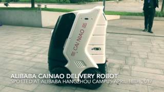 Alibaba Cainiao Ecommerce Logistics Delivery Robot by China TMall Global Parntner Web2Asia [upl. by Anitniuq491]