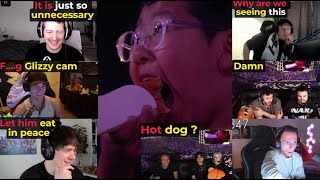 Valorant Pros React to Kids Hot Dog Glizzy Moment During lower final between LEV vs TH [upl. by Atazroglam143]