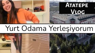 Hacettepe Üniversitesi Atatepe Öğrenci Yurduna yerleşiyorum vlog 🧳 [upl. by Acnaiv380]