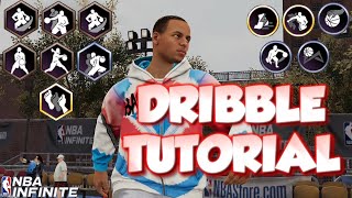 NBA Infinite In Depth Dribbling Tutorial Guide Part 1 [upl. by Melloney]