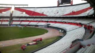 BARRIO BELGRANO MUSEO RIVER PLATE  PLATEA  VISTA HACIA LA CANCHA [upl. by Grim]