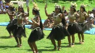 Fiji Dancing Banaban School on Rabi Island Performing Traditional Dances [upl. by Adnawuj]