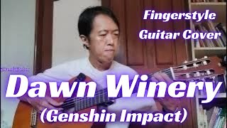 Dawn Winery Genshin Impact  Fingerstyle Guitar Cover  HamdaliAnton [upl. by Duke]