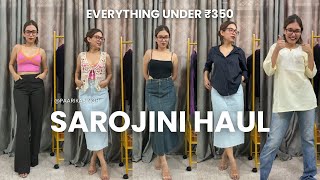 SAROJINI NAGAR HAUL everything under ₹350 [upl. by Parshall]