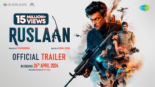 Ruslaan Official Trailer  Aayush Sharma Jagapathi Babu Sushrii  Karan B  Radhamohan  26th Apr [upl. by Etra265]