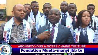 Remise du trophée Forgeron de la Nation à la Fondation Muela Manyi JBB Son président en parle [upl. by Reimer791]