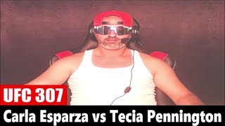 UFC 307 Carla Esparza vs Tecia Pennington PREDICTION [upl. by Rastus473]