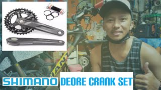 3x to 2x CRANKSET UPGRADE  DEORE CRANKSET INSTALLATION  WALA SA TONO ANG FD  ProjecTrebs [upl. by Kym806]