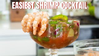 How to make MexicanStyle Shrimp Cocktail EASY [upl. by Siuqramed]