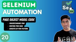20  Understanding and working with Page Object Model in Selenium with Java 2024 series [upl. by Enelaehs303]