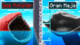 I Fooled My Friend as SEA MONSTERS vs EL GRAN MAJA in Minecraft [upl. by Narret]