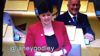 Ruth Davidson Dad and Nicola Sturgeons maw janeygodleyvoiceover [upl. by Onileva]