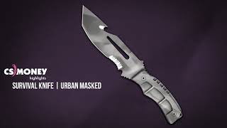 CSGO  Survival Knife  Urban Masked [upl. by Phillis]