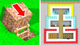 BOUW Je Eigen GEHEIME BUNKER CHALLENGE In MINECRAFT [upl. by Lytsirk294]