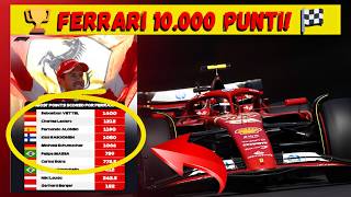 🥇 LA FERRARI FA LA STORIA GUADAGNA 10000 PUNTI IN F1 [upl. by Sivatco74]