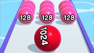 Ball Run 2048 Infinity  Satisfying Mobile Games New Update [upl. by Nylecaj112]