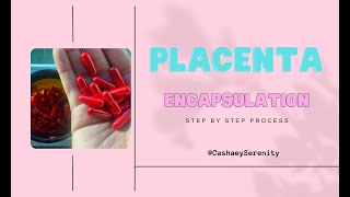 Step by Step Placenta Encapsulation Process [upl. by Eremahs]