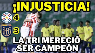 🇪🇨 INJUSTICIA 🚨 ECUADOR mereció ser CAMPEÓN 🏆 ASÍ fueron LOS PENALES y MEJORES JUGADAS de LA FINAL [upl. by Eelahc724]