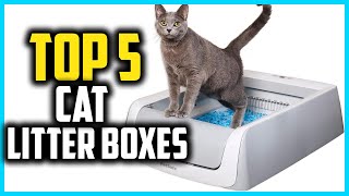 ✅ Top Best Cat Litter Boxes in 2024 [upl. by Ahsekel]