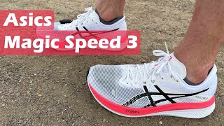 Asics Magic Speed 3 First Impression Review amp Comparisons [upl. by Iorio]