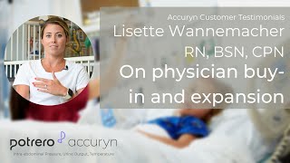 Lisette Wannemacher RN BSN CPN on physician buyin and expansion [upl. by Bert]