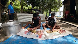 The Village Fundraising Function The Pork Feast Pork Curry amp Pork Soup🐖🇫🇯 [upl. by Zoellick]