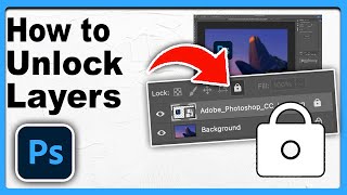 How to Unlock Layer in Photoshop  Full Guide 2024 [upl. by Freud]