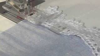 Pfaff Overlock Lace Guide Foot [upl. by Jempty311]