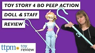 Toy Story 4 Bo Peep Action Staff amp Epic Moves Bo Peep Action Doll from Mattel [upl. by Lantz546]