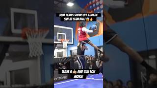 Duke Dennis shows off athletic side at slam ball 😱🔥 [upl. by Akinas]