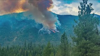 Wapiti Fire updates and alert evacuations [upl. by Lynnet]