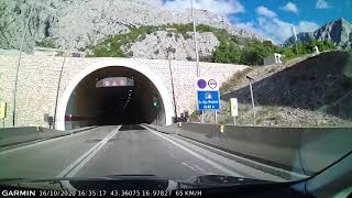 DRIVE 1351 Makarska CroatiaSarajevo Bosnia and Herzegovina timelapse 4x Read Description [upl. by Kylynn]