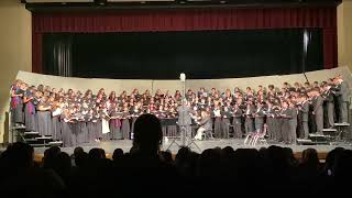 Region 29 Mixed Choir sings “Sehnsucht” at Marshall HS [upl. by Noletta]