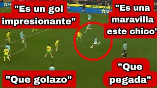 IMPACTANTE GOLAZO YASER ASPRILLA DE MEDIA DISTANCIA SORPRENDE AL MUNDO 😱 [upl. by Natsrik]