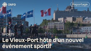 Premier Challenge Cap Québec  pour une « culture du triathlon » à Québec [upl. by Boucher]