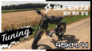 ⚡ SUPER73 Tuning für die ZX  RX  S2 mit GasgriffDaumengas ❌ bis zu 50kmh SpeedTuning ⚡ [upl. by Gerstein]