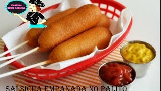 Como Fazer Salsicha Empanada NO palito Fácil Fácil e Deliciosa [upl. by Inama323]