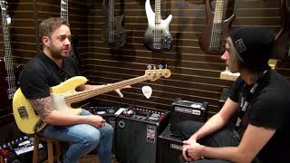 Blackstar Visits The Arts Music Store to Demo the Unity Bass Amp Series [upl. by Holden]