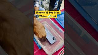 iPhone 13 Pro Max water 💦 test watertest iphone13promax viralvideo [upl. by Kinch]