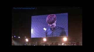 130927SJFM Day21 Heechul amp Donghae Focus greeting for ELF [upl. by Annaeerb]