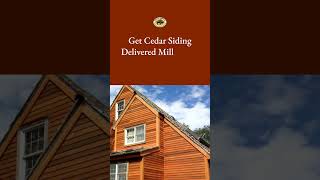 Buy Exterior Cedar Siding For Your Home or Commercial Project [upl. by Notsnhoj987]