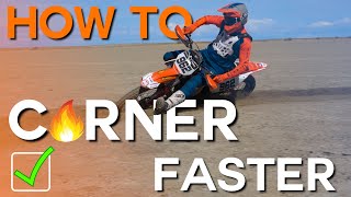 How to Corner Faster on a Dirt Bike  15 Tips [upl. by Sucramraj]