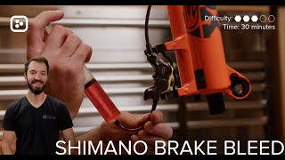 Tech Tips Shimano Brake Bleed [upl. by Anahcra384]