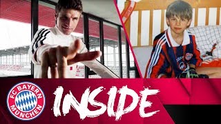 Mit Thomas Müller auf dem FCB Campus  Inside FC Bayern [upl. by Lourdes]