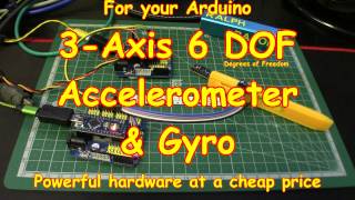 76 MPU6050 3Axis Accelerometer Gyro  First Look [upl. by Lovich]