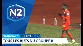 17ème journée  National B  Tous les buts [upl. by Aven]