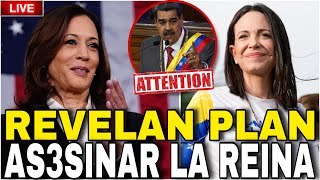 ÚLTIMO 🔴 REVELAN PLAN DE NICOLÁS MADURO PARA AS3SINAR A MARIA CORINA MACHADO [upl. by Arriat]