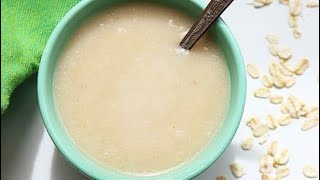 Home made oatmeal baby cerealHow to make oatmeal for babes [upl. by Julis]